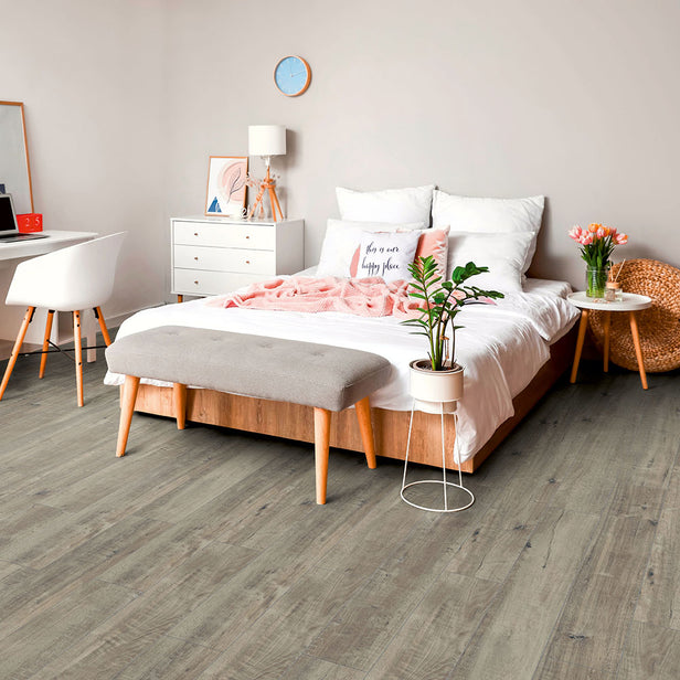 Gala Oak Grey D4786 Exquisit 8mm Laminate Flooring by Kronotex