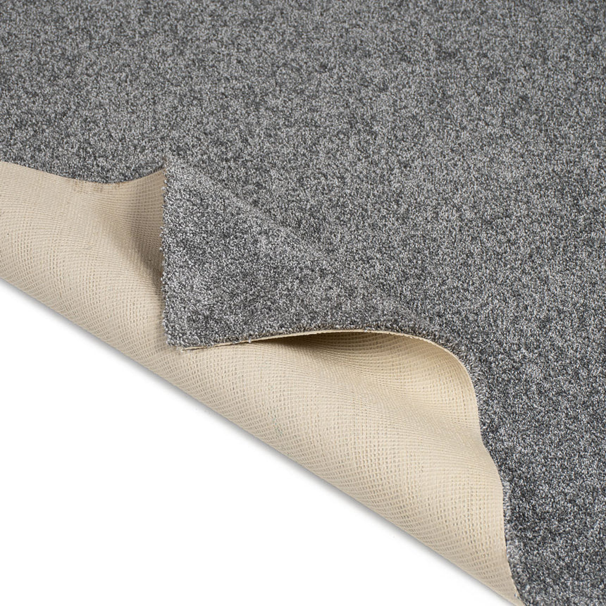 Granite Grey Tuscany Saxony Carpet 3.66m Wide Clearance