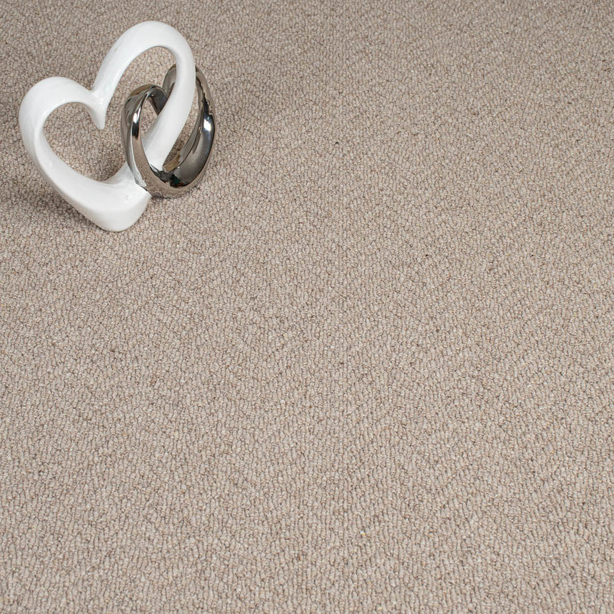 Granola Royal Sterling Wool Loop Carpet by Abingdon