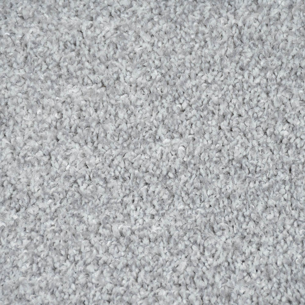 Platinum Grey 91 Soft Splendid Saxony Feltback Carpet Clearance