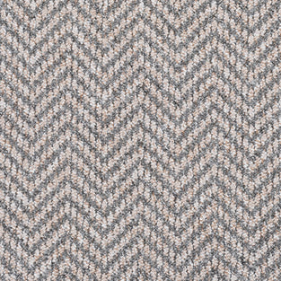 Grey Beige Chile Herringbone Carpet