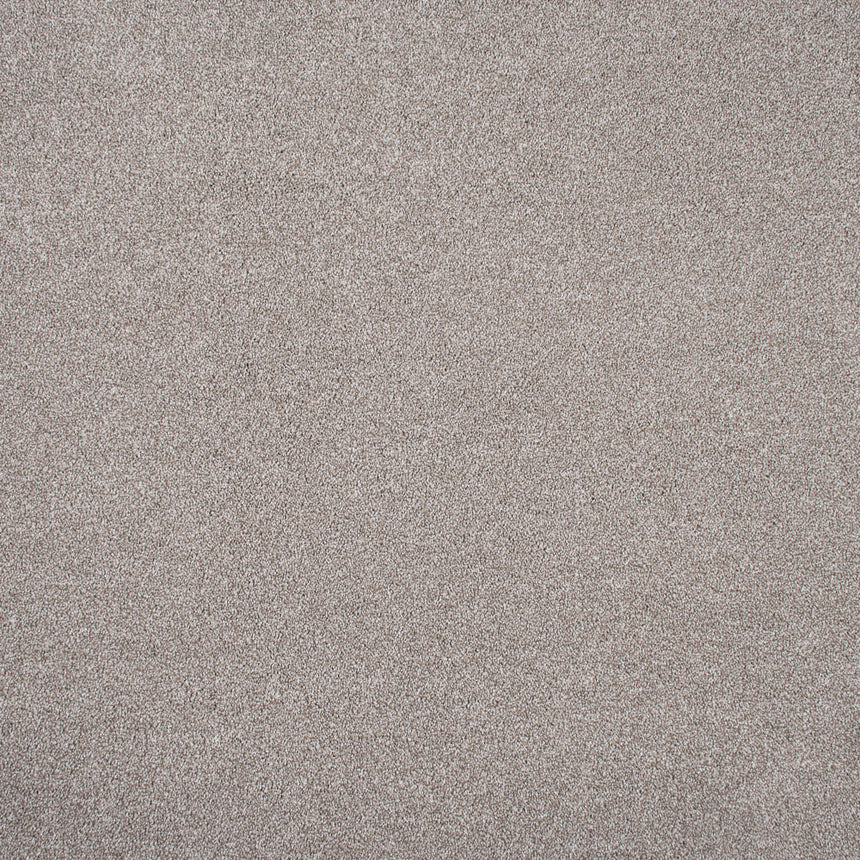 Grey Beige Tuscany Saxony Carpet 3.66m Wide Clearance