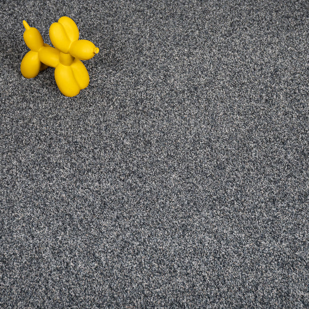 Gunmetal Wild Silk Love Story Carpet by Abingdon