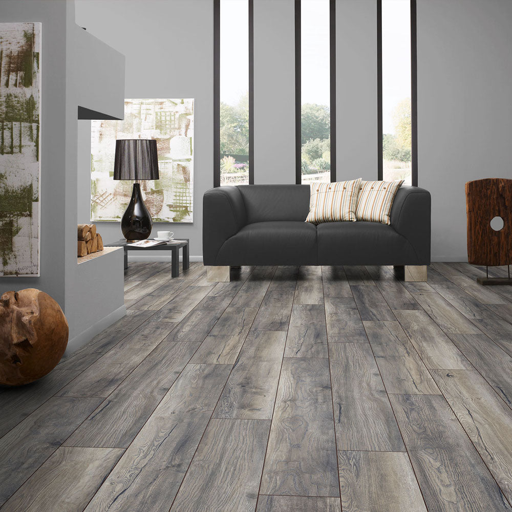 Harbour Oak Grey M1204 Kronotex Robusto Villa Laminate Flooring | Buy ...