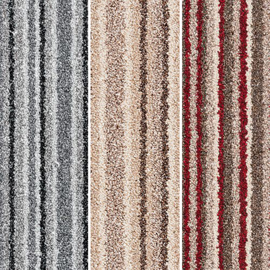 Stainsafe Heritage Heathers Luxury Striped Carpet