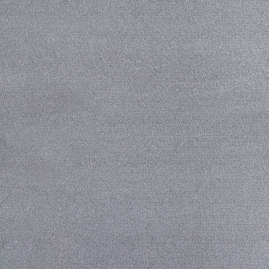 Ivory Grey Verdi Saxony Carpet 4.45m x 5m Remnant