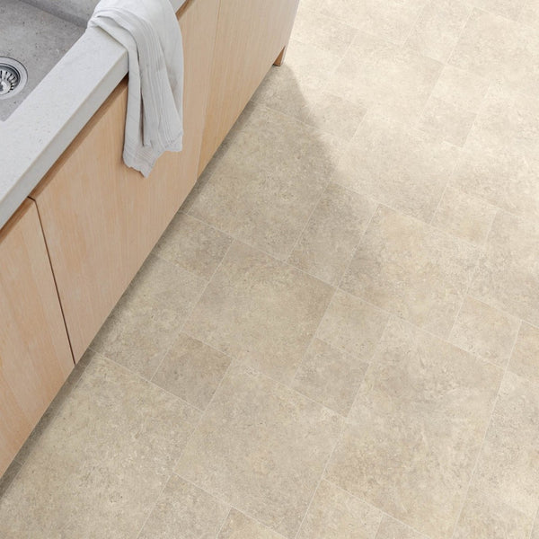Ivory Moon 533 Ultimate Stone Vinyl Flooring | Lino | Online Carpets
