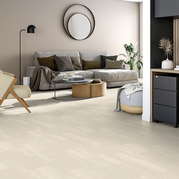 Kaolin Light Grey Goliath 450 Vinyl Flooring by Tarkett