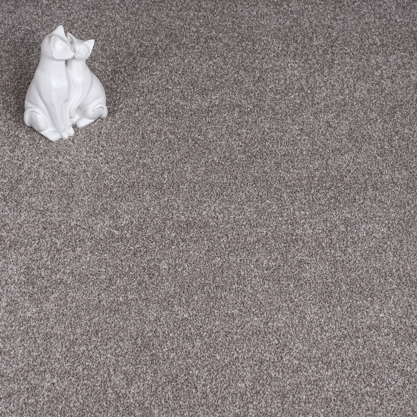 Koala Mist Soft Noble Saxony Carpet Clearance