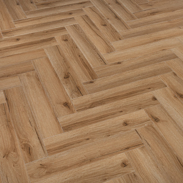 Legacy Oak Prestige Herringbone 6mm SPC Click LVT Flooring