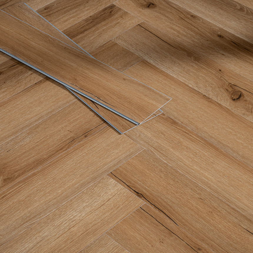 Legacy Oak Prestige Herringbone 6mm SPC Click LVT Flooring