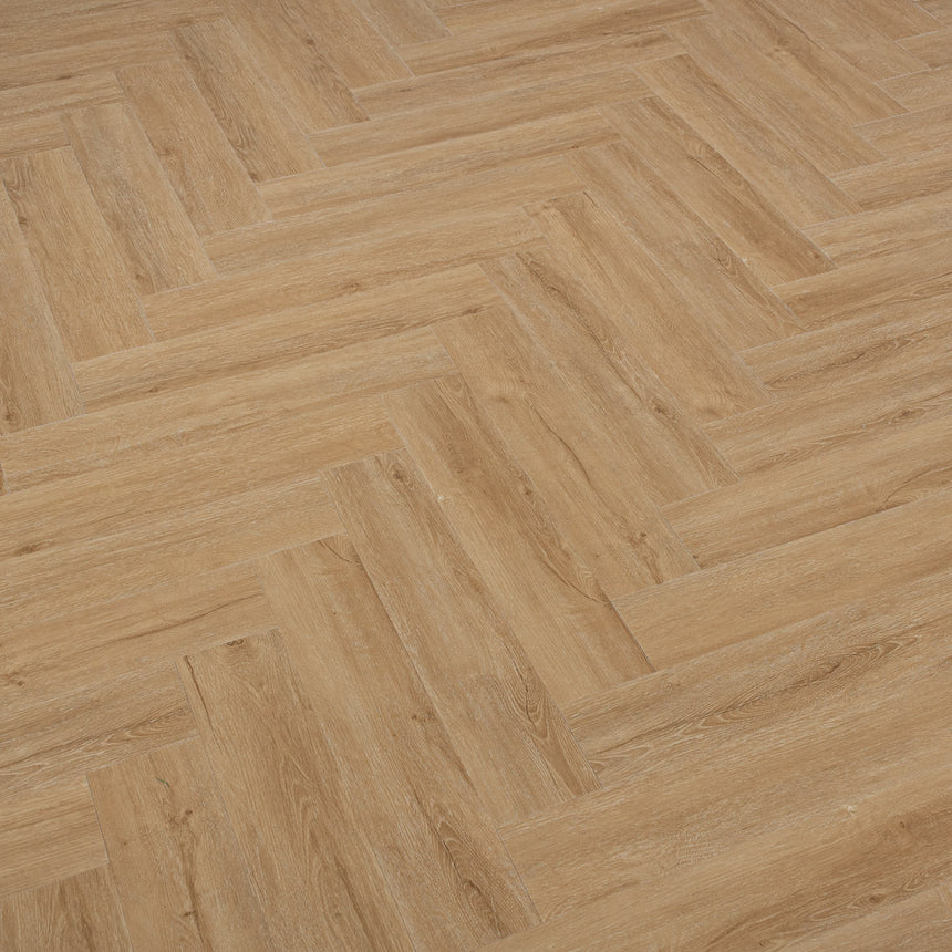 Liberty Oak Prestige Herringbone 6mm SPC Click LVT Flooring