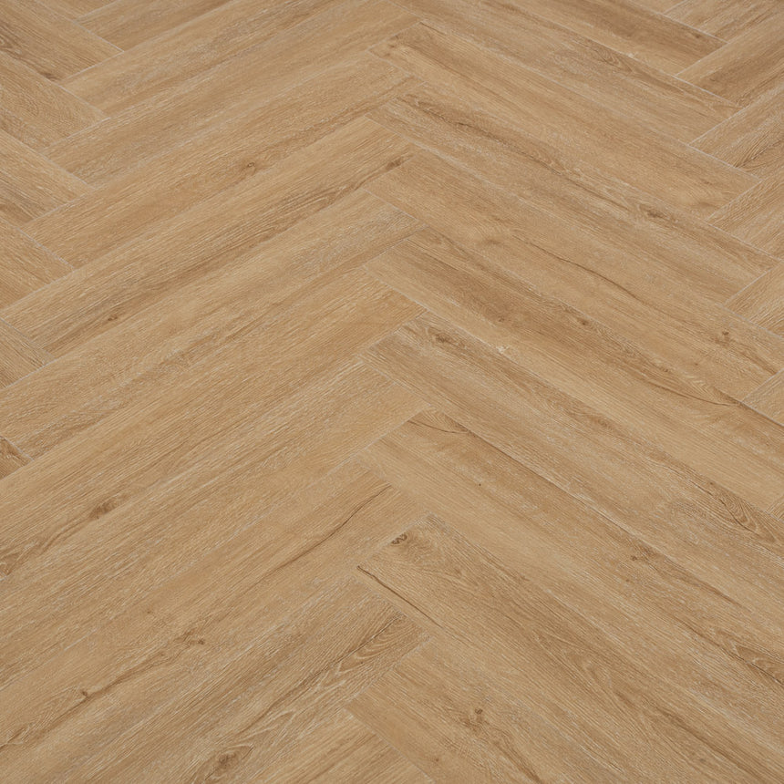 Liberty Oak Prestige Herringbone 6mm SPC Click LVT Flooring