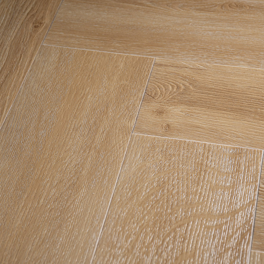 Liberty Oak Prestige Herringbone 6mm SPC Click LVT Flooring