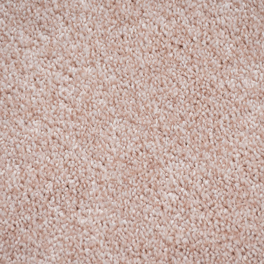 Light Pink 12 Soft Splendid Saxony Feltback Carpet Clearance