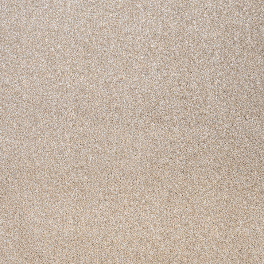 Light Beige Delaware Saxony Carpet 4.3m x 5m Remnant