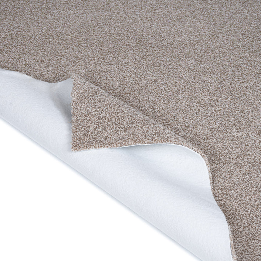 Light Beige Haven Saxony Premium Feltback Carpet