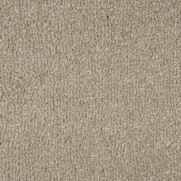 Light Beige Indiana Saxony Carpet 5.3m x 5m Remnant