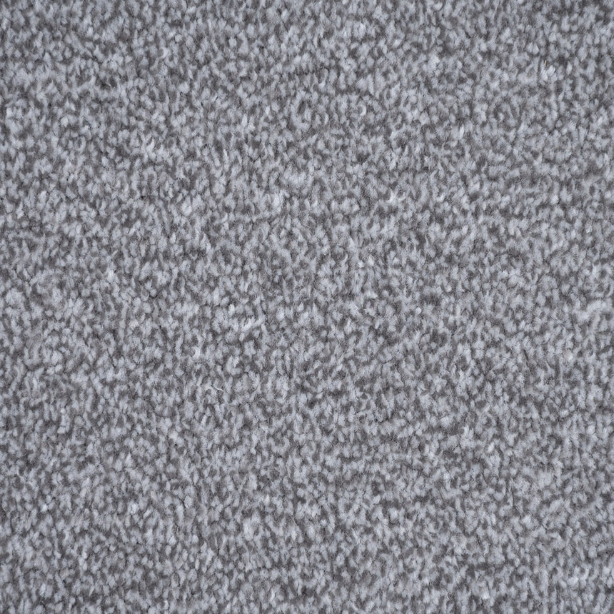 Light Grey Haven Saxony Premium Feltback Carpet