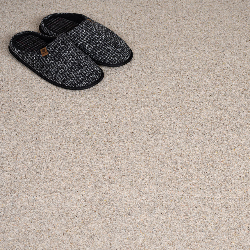 Limewood Natural Berber Twist Deluxe 55oz Carpet by Cormar