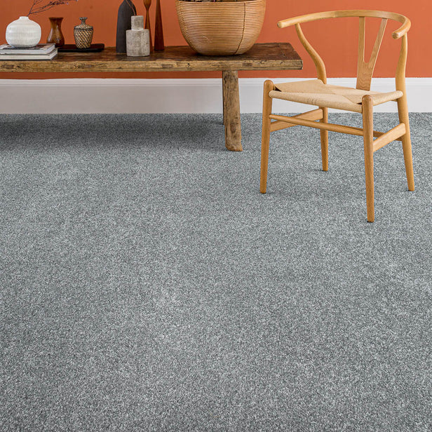 Titanium Grey Lyra Saxony Carpet