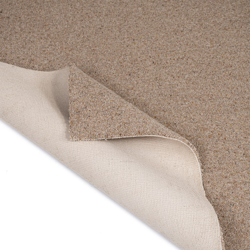 Macaroon Natural Berber Twist Deluxe 55oz Carpet by Cormar