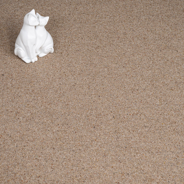 Macaroon Natural Berber Twist Deluxe 55oz Carpet by Cormar