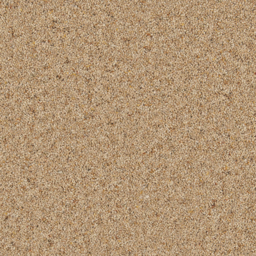 Macaroon Natural Berber Twist Deluxe 55oz Carpet by Cormar