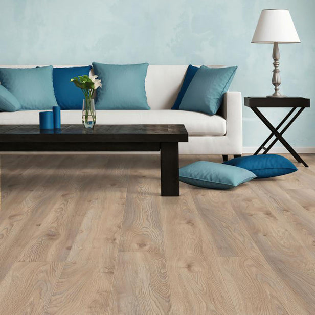 Macro Oak Beige D3669 Mammut 12mm Laminate Flooring by Kronotex