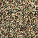 Meadow Green Jacobean Wentworth Patterned Wilton Carpet