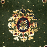 Meadow Green Medallion Wentworth Patterned Wilton Carpet