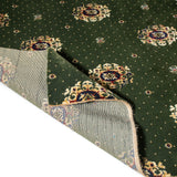 Meadow Green Medallion Wentworth Patterned Wilton Carpet