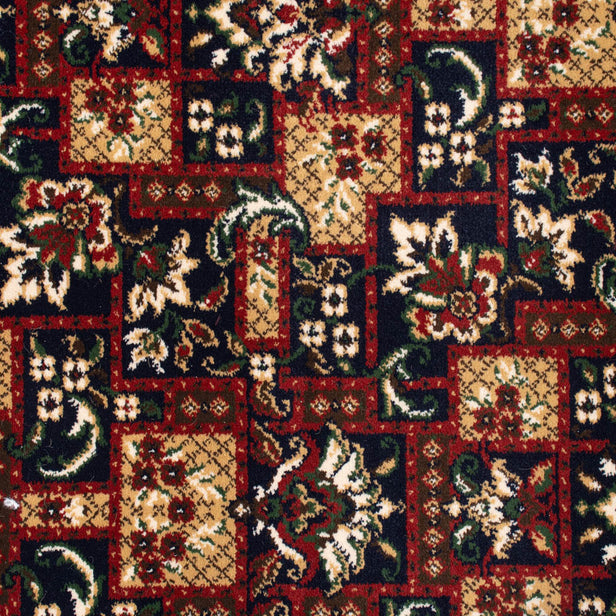 Midnight Blue 2502 30 Indian Palace Patterned Wilton Wiltax Carpet