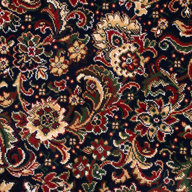 Midnight Blue 2503 30 Jacobean Patterned Wilton Wiltax Carpet