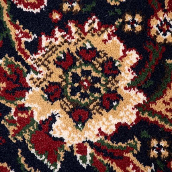 Midnight Blue 2503 30 Jacobean Patterned Wilton Wiltax Carpet