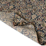 Midnight Blue Jacobean Wentworth Patterned Wilton Carpet