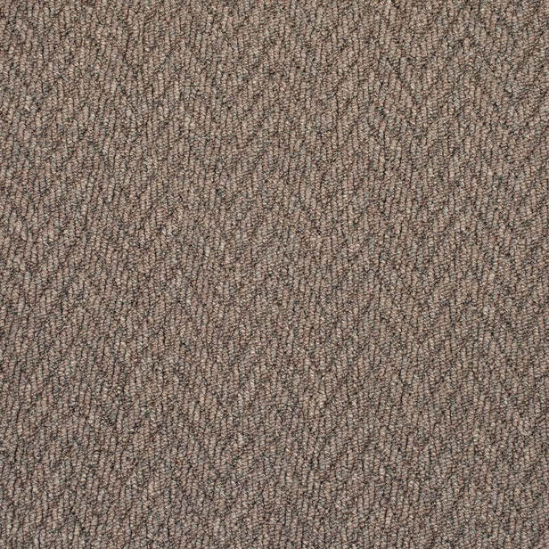Mink Andes Herringbone Carpet 2.38m x 4m Remnant