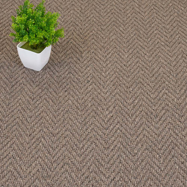 Mink Andes Herringbone Carpet