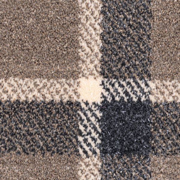 Mink Grey T33 Midas Tartan Wilton Carpet