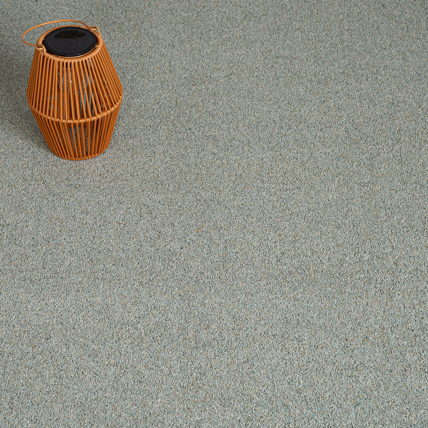 Mint Leaf Wilton Royal Charter Berber Deluxe Carpet by Abingdon