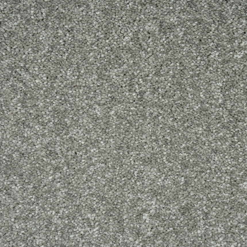 Misty Grey Missouri Saxony Carpet 4.64m x 5m Remnant
