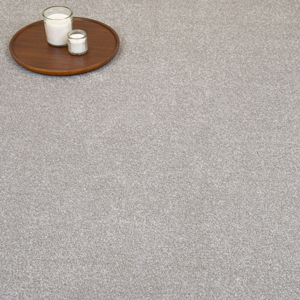 Misty Grey Zephyr Saxony Carpet