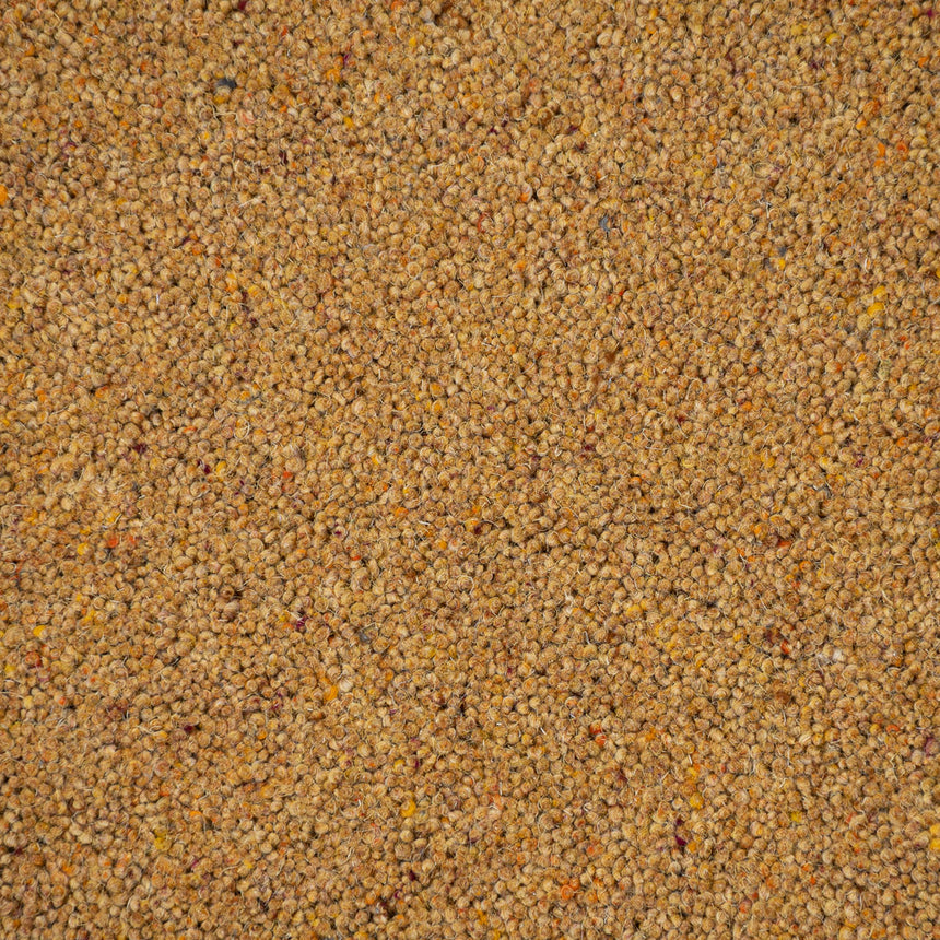 Mustard Wilton Royal Charter Berber Deluxe Carpet by Abingdon