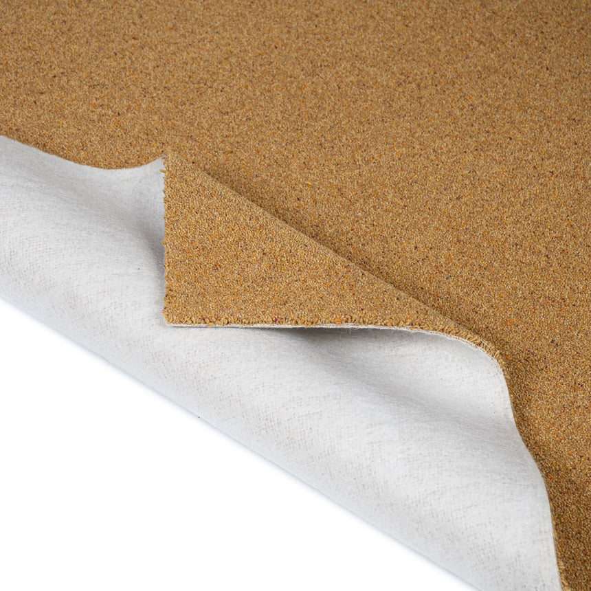Mustard Wilton Royal Charter Berber Deluxe Carpet by Abingdon