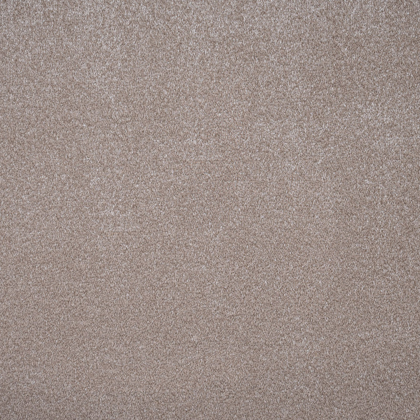Natural Beige Haven Saxony Premium Feltback Carpet