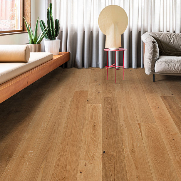 Natural Oak Plank 14/3mm Engineered Wood Flooring