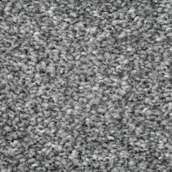 Nickel Grey Saxony Feltback Carpet Clearance 5m