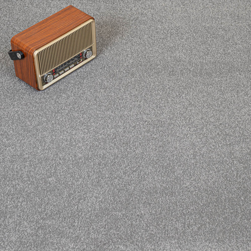 Nickel Grey Bellevue Saxony Carpet Luxury Carpets Online Carpets
