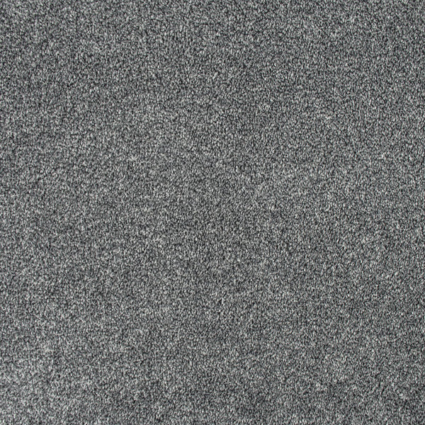 Nickel Grey Soft Hawaii Saxony Carpet 4.08m x 5m Remnant