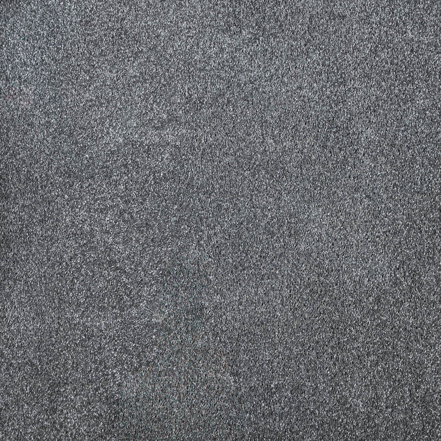 Nickel Grey Lyra Saxony Carpet 1.9m x 4m Remnant